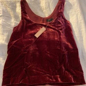 J. Crew velvet camisole - 0